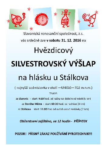 obrázek - Plakát na silvestrovský výšlap