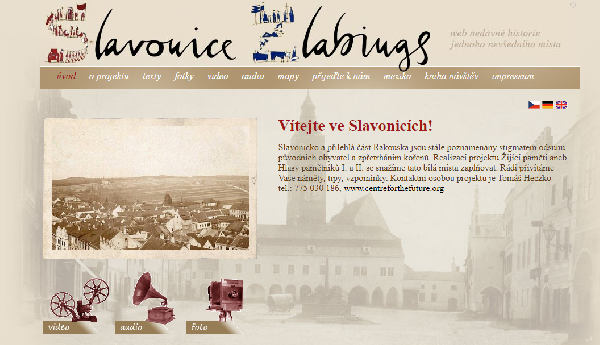 reklama - Spřátelený web slavonice-zlabings.eu